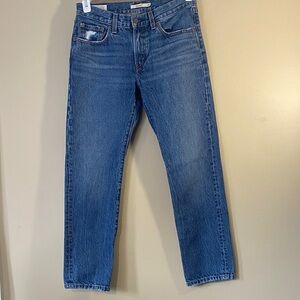 Levi’s Big E Middy Straight Med Blue Jeans mid rise Women’s